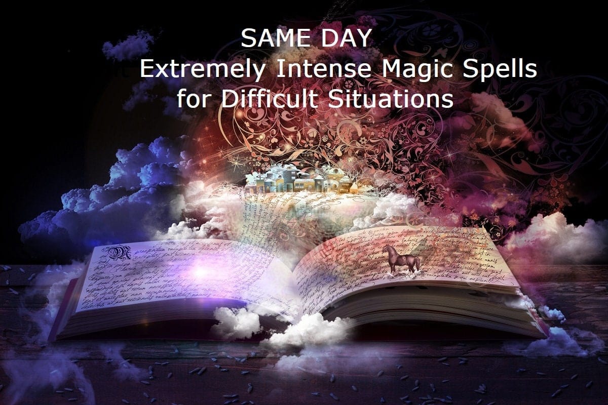 Extremely Intense Magic Spells for Difficult Situations Plus Mind-Implant and Psychic Reading Extras - Black Magic Temple