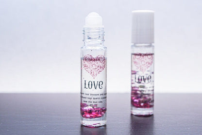 Spell Blessed Love Oil Intention Manifestation Roller Ball Bottles - Black Magic Temple