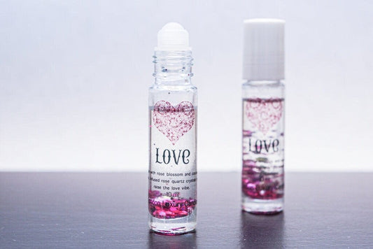 Spell Blessed Love Oil Intention Manifestation Roller Ball Bottles - Black Magic Temple