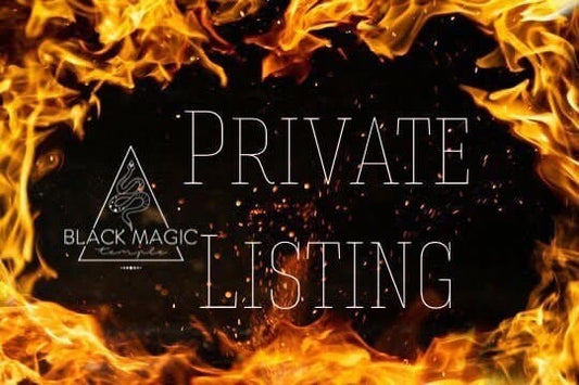 Private Listing 04 - Black Magic Temple